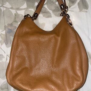 Michael Kors Tan Leather Shoulder Bag